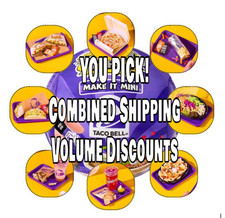 YOU PICK Unopened SEALED MGA's Miniverse TACO BELL Combined Shipping read descr picture