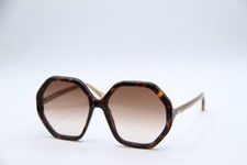 NEW CHLOE CH 0008S 004 HAVANA GRADIENT AUTHENTIC SUNGLASSES 58-17 picture