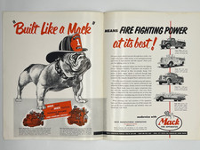 1952 BUILT LIKE A MACK Means Fire Fighting Power At Its Best TRUCK ADVERTISEMENT picture