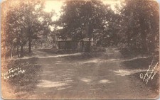 RPPC Notch Missouri Scene at The Forks Rural Dirt Roads 1929 Street Scene picture
