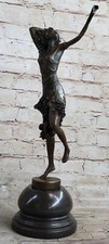100% Solid genuine Bronze Colinet Dancer Home office Decoration Decor Figurine picture