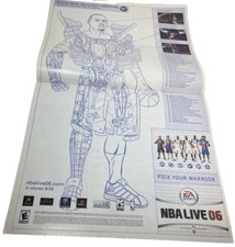NBA Live 2006 PS2 Xbox Print Ad/Poster Official Dwayne Wade Robot Diagram Art picture