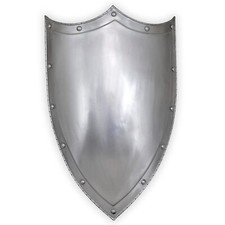 Armory Replicas - Medieval Steel Shield Polished Finish Renaissance LARP Armor picture