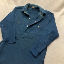 Antique M1883 M1885 Blue Wool Pullover Campaign Shirt Indian Wars Flannel Large picture