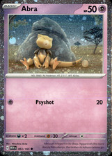 Pokemon | Abra | 063/165 | 151 Cosmo | Promo | Holo picture