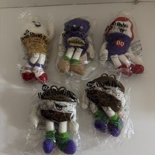 Vintage 1999 Dairy Queen Bean Plush Pals Lot of 5 / duplicate Sandwich picture