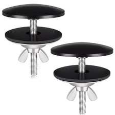 2 Pieces 2 Inch Kitchen Sink Hole Cover Black Faucet Hole Cover Stainless St... picture