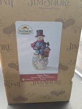 Jim Shore Heartwood Creek 'Happy Winter' - 4027850 Snowman with Birdhouse picture