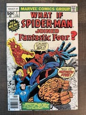 What If? #1 • Marvel • 1977 • What If Spider-Man Joined the Fantastic Four? VF+ picture