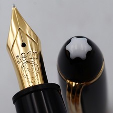 [Near mint] MONTBLANC Meisterstuck 146 70's Vintage Fountain Pen 14C 585 Nib M picture