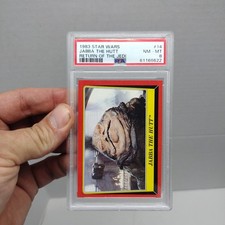 JABBA THE HUTT PSA 8 1983 TOPPS STAR WARS: RETURN OF JEDI #14 picture
