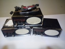 Lot of 3 Electra Bearcat III BC-3 8-Channel Scanner Radios + 5 Spare Transistors picture