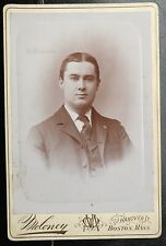 1890s Madison Gonterman Harvard Football HB Cabinet Card Indiana Hoosier Coach picture