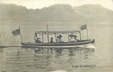 1911 Lakeshore California Alice Steamboat occupation RPPC Postcard 26-2497 picture