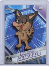 2026 Topps Chrome VeeFriends #22 Articulate Armadillo Blue Refractor /150 picture