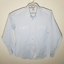 U.S. Military Blue Mens DSCP Wings Collection Long Sleeve Shirt Size 16 x 36 picture
