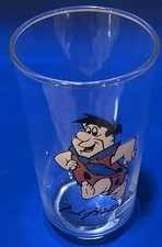 ULTRA RARE HANNA BARBERA 1983 Signature Series Glass FRED FLINTSTONES NOT PEPSI picture