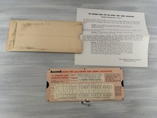 Vintage Anaconda Brass Pipe and Copper Rube sizing Calculator picture