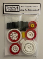 1992 Bally / Midway The Addams Family Pinball Machine Rubber Ring Kit TAF picture