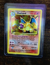 1999 Pokemon TCG: Charizard #4/102 Base Set Holo Rare Vintage WoTC Card - LP+/NM picture