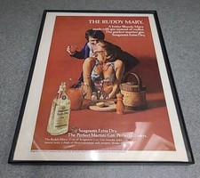 Seagram's Extra Dry Gin 1973 Print Ad Framed 8.5x11 Wall Art  picture