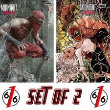 🔥 MIDNIGHT SPIDER-MAN #1-2 BJORN BARENDS & KAARE ANDREWS Variant Set LTD 3000 picture