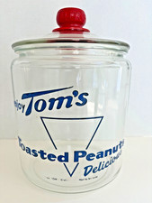 Vintage Tom's Toasted Peanut Jar 10