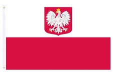 Polish Flag 3x5 Outdoor Double Sided Heavy Duty Durable 3 Ply Poland Flags Ba... picture