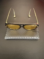Bottega Veneta BV1273S Sunglasses Black Frames Yellow Lenses 63-12-175 picture