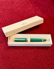Rolex AD VIP GIFT Emerald Executive Green Rollerball Pen, New In Box, Refillable picture