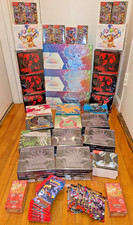 HUGE POKEMON ETB/SPC/BOOSTER COMBO-PRISMATIC,RIVALS,WHITE,BLACK,LUCARIO,TEMPORAL picture
