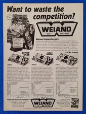 1998 WEIAND AUTOMOTIVE INDUSTRIES PERFORANCE RACING PARTS ORIGINAL PRINT AD picture