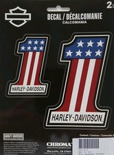 Harley Davidson old amf style  Decals/Sticker Set 2pcs Official Harley picture
