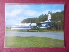 POSTCARD AVIATION SKYLINER CARD 11 FOKKER F27 MK100 AVIACO EC-BNJ picture