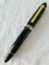 Montblanc Classic Meisterstuck 149 Black Gold Fountain Pen With Box picture