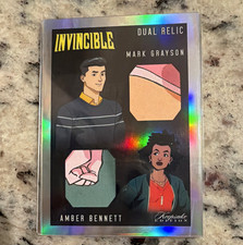 Invincible 2025 Skybound Dual Relic Insert Card #506 Mark Grayson Amber Bennett picture