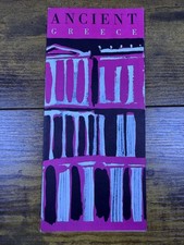 Ancient Greece 1962 Travel Brochure Tourist Pamphlet Fold Out Map picture