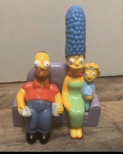 Vintage 1997 The Simpsons Salt & Pepper Shaker Set- 6 Piece MINT Collectible  picture
