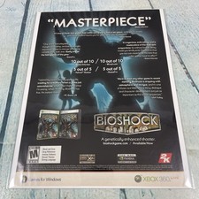 2008 Bioshock Video Game Print Ad/Poster Pinup Promo Art Magazine Page picture