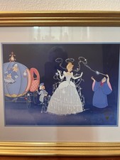 Vintagage Disney Cinderella Exclusive Commemorative Lithograph 1995  new picture