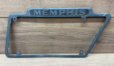 Vintage 1950s Tennessee State Shape License Plate Frame Memphis So Calif Plating picture