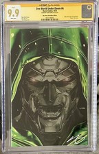 One World Under Doom #6  CGC 9.9 SS John Giang Doctor Doom Foil Variant NYCC picture