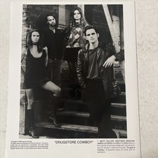 1990 Press Photo Matt Dillon, Heather Graham,m James Le Gros in Drugstore Cowboy picture