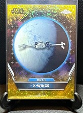 2024 Topps Chrome Star Wars Hoth X-Wings #26 Gold Galactic Dust /50 picture