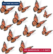 36 Pcs Monarch Butterfly Decorations for Halloween，Dia De Los Muertos picture