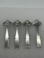 Vintage Yale Skeleton Keys Lot Of 4 Flat Uncut 2.60