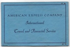 1937 SS PENNSYLVANIA, American Express Company Travel Folder + 12/9/37 Letter picture
