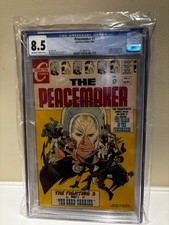 CHARLTON COMICS - THE PEACEMAKER #4 (9/67) CGC 8.5  Origin of PEACEMAKER  picture