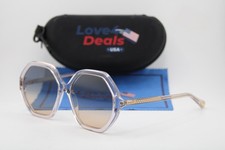 NEW CHLOE CH0008S 002 GOLD CLEAR AUTHENTIC SUNGLASSES 58-17 picture
