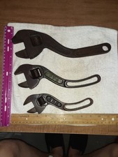 3 Vintage Heavy Duty Crescent Wrenches 12